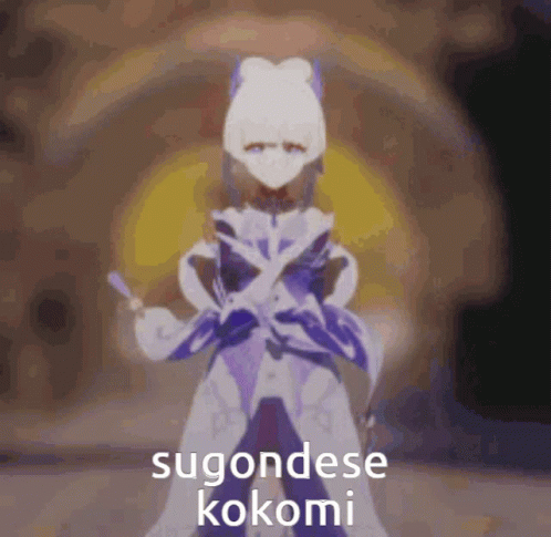 Kokomi Scary And Scary GIF