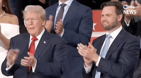 Jd Vance Donald Trump Applauding GIF
