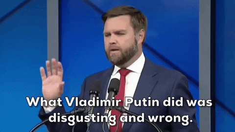 Jd Vance Talking About Putin GIF