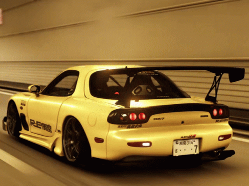 Jdm Cool Yellow Re Amemiya GIF