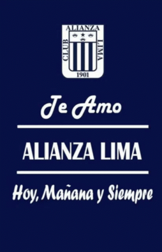 Je Amo Alianza Lima GIF