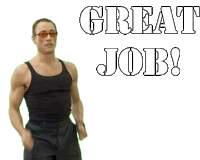 Jean Claude Sticker GIF