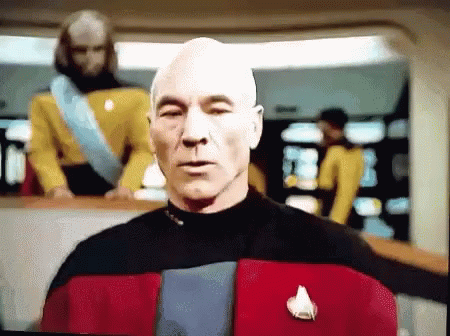 Jean Luc Picard Pass Out GIF