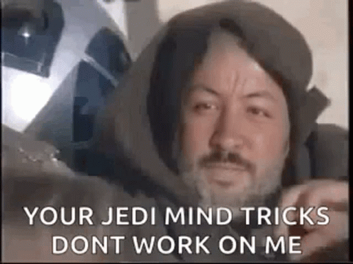 Jedi Mind Trick Obiwan Kenobi Funny Face App GIF