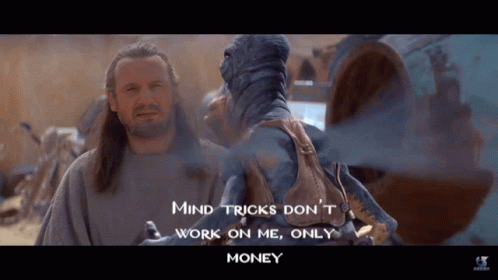 Jedi Mind Trick Don't Work Qui Gon Jinn GIF