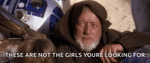 Jedi Mind Trick Girls Meme Obiwan Kenobi GIF