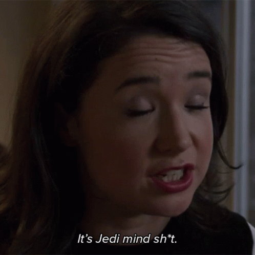 Jedi Mind Trick Irritated Marissa Gold GIF