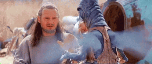 Jedi Mind Trick Liam Neeson Star Wars GIF