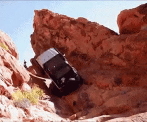 Jeep Accident Flip GIF