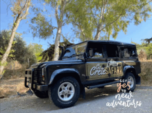 Jeep Saying Crete Safari