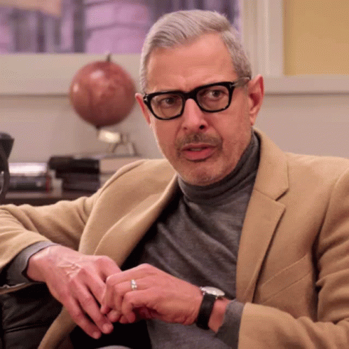 Jeff Goldblum Conduroy Blazer GIF