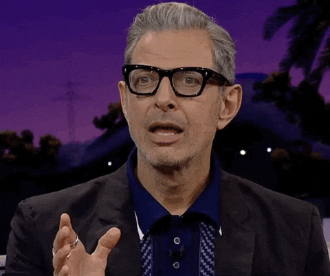 Jeff Goldblum Not Sure GIF