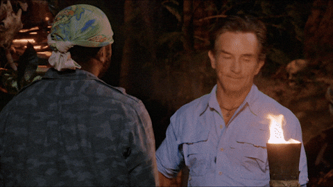 Jeff Probst Olympic Torch GIF