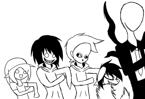 Jeff The Killer And Friend Dancing GIF
