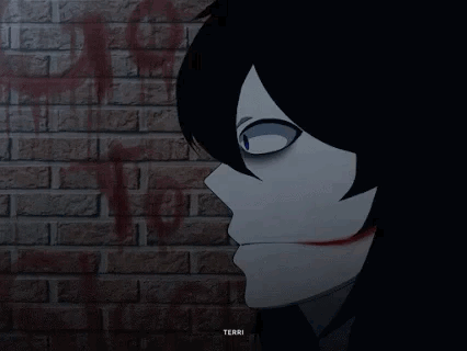 Jeff The Killer Eye Wink Anime GIF