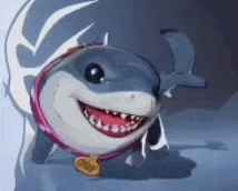 Jeff The Land Shark Spinny Gif GIF