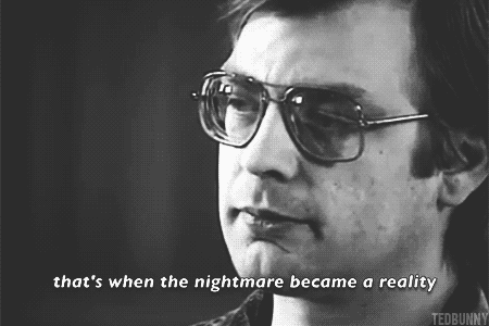 Jeffrey Dahmer Black And White Interview GIF