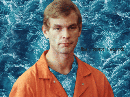 Jeffrey Dahmer Serial Killer Water Effect Background GIF