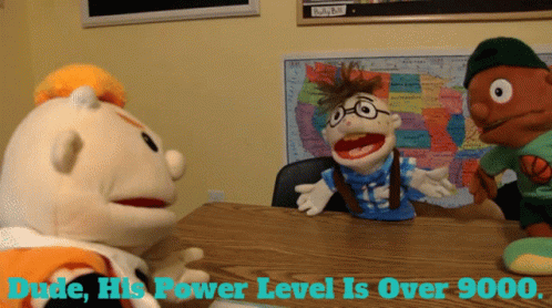 Jeffy Dude His Power Level Is Over 9000 GIF