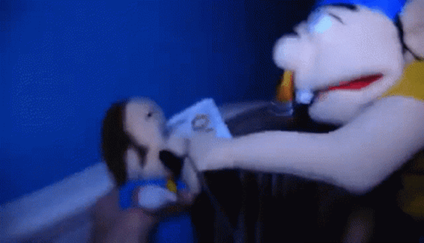 Jeffy Playing With Mario At Night GIF