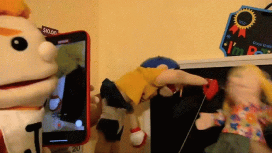 Jeffy Punches His Friends GIF