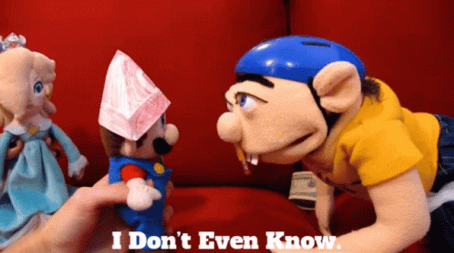 Jeffy Says I Don't Even Know GIF
