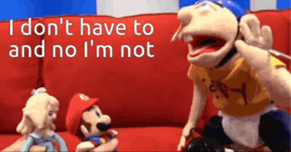 Jeffy Says I Don't Have To GIF