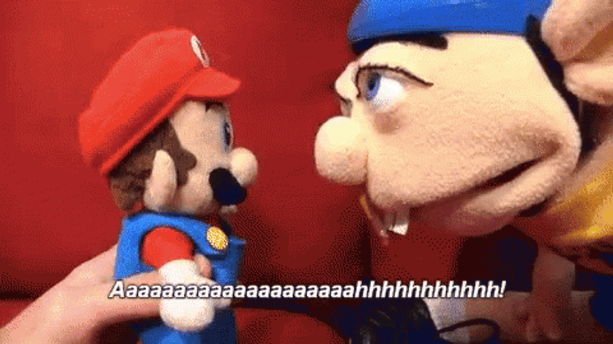 Jeffy Shouting Loud Ahhhh GIF