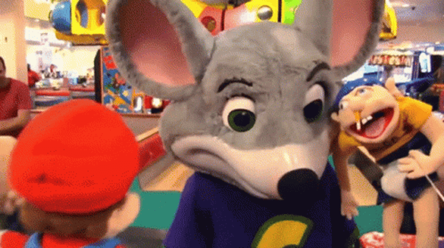 Jeffy With Chuck E Cheese GIF