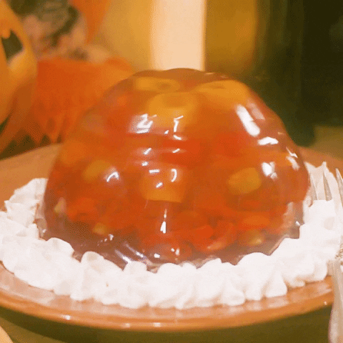 Jello Halloween Pudding Spooky Dance GIF