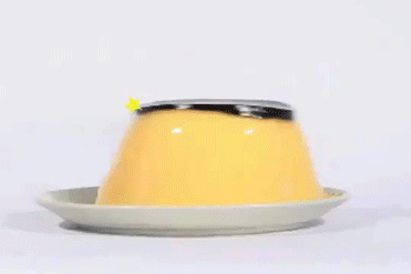 Jello Yellow Pudding Happy Star Dance GIF