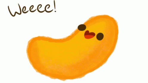 Jelly Bean Saying Weeeee