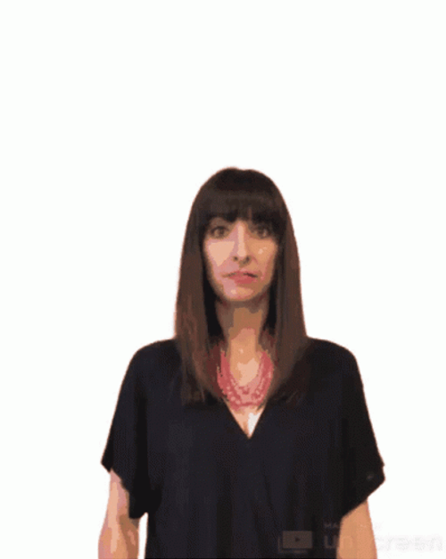 Jenn Robbins Careful Raising Hand GIF