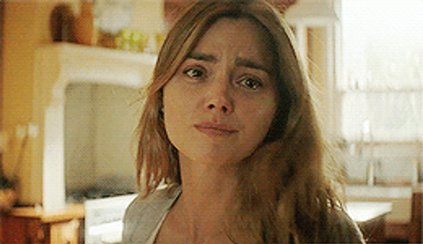 Jenna Coleman Arguing And Crying GIF