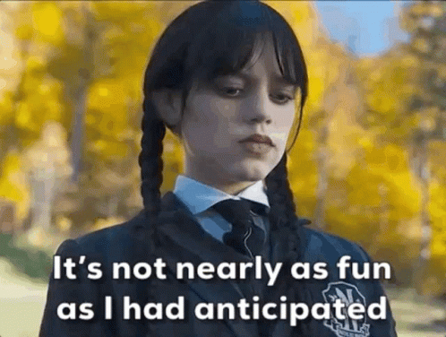 Jenna Ortega Wednesday Addams Meme GIF