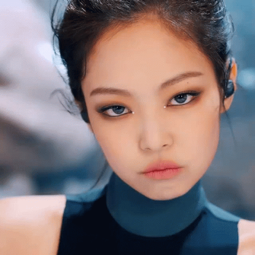 Jennie Kim Badass Face GIF