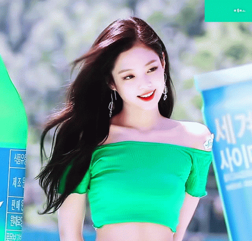 Jennie Kim Hair Blew GIF