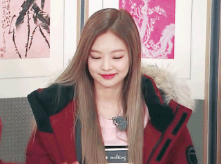 Jennie Kim Peace GIF