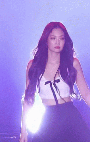 Jennie Kim Walking On Concert GIF