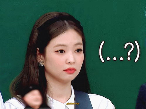 Jennie Staring Into Nothing GIF