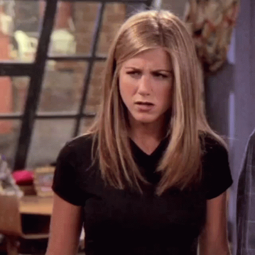 Jennifer Aniston Confused Stare GIF