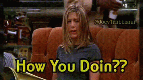 Jennifer Aniston How Are You Doing GIF