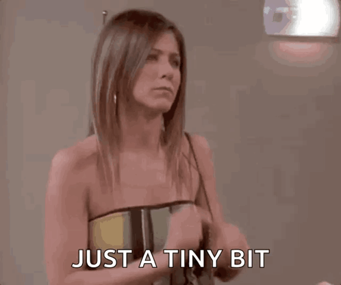 Jennifer Aniston Just A Tiny Bit GIF