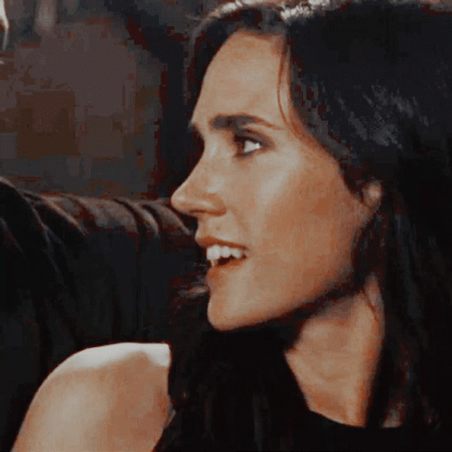 Jennifer Connelly Flirtatious Smile GIF