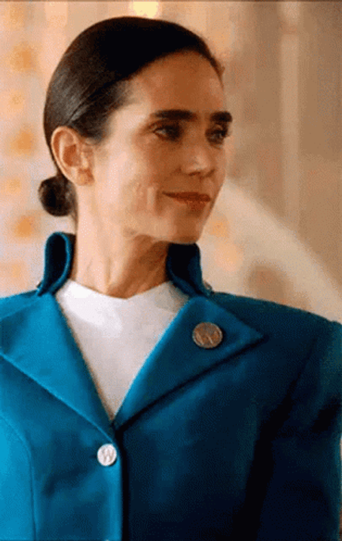 Jennifer Connelly Snowpiercer Slightly Smiling GIF