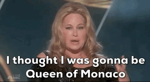 Jennifer Coolidge Acceptance Speech At Golden Globes Awards GIF
