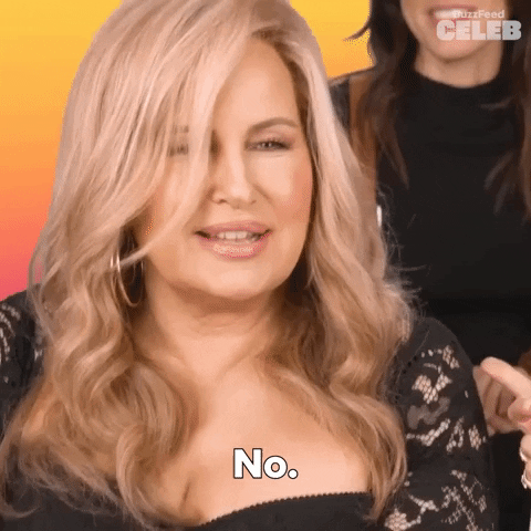 Jennifer Coolidge Saying No GIF