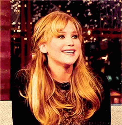 Jennifer Lawrence Beautiful Smile GIF