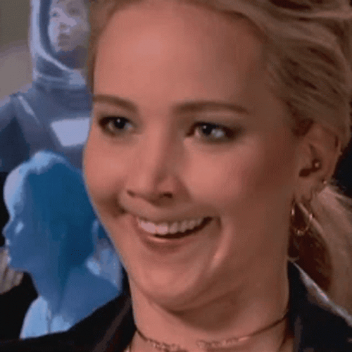 Jennifer Lawrence Funny Facial Expression GIF