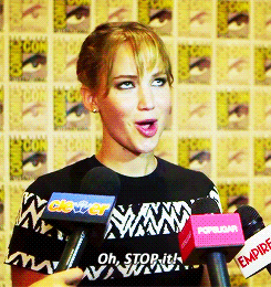 Jennifer Lawrence Oh Stop It You GIF
